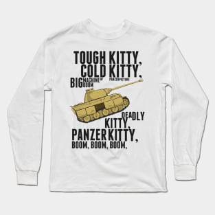 Tough Kitty Cold Kitty - Panther #2 Version Long Sleeve T-Shirt